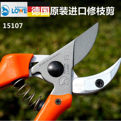 德国原装进口狮牌剪15107修枝园艺铁砧花枝剪树枝剪手剪
