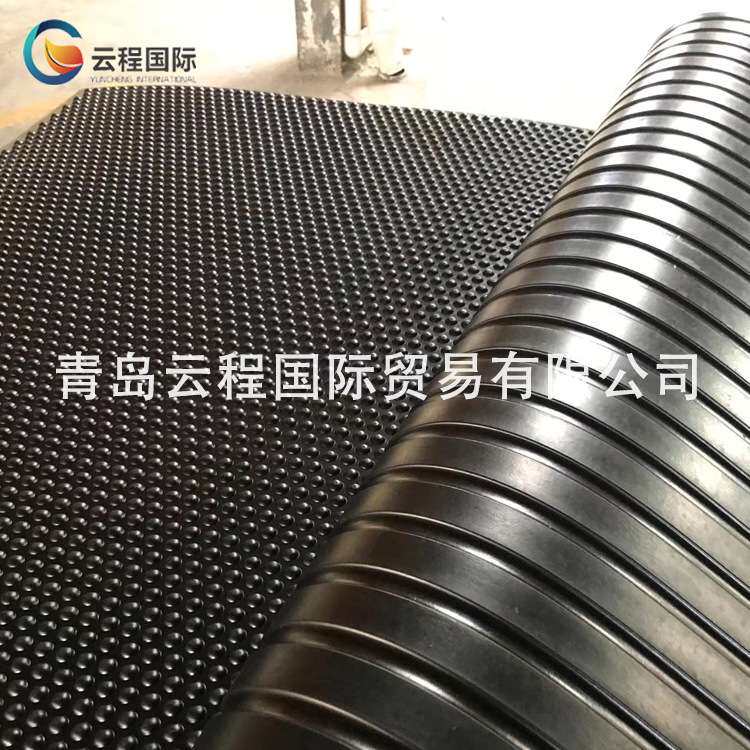 橡胶牛棚垫 大圆点牛卧床垫 可加防撕裂布 云程