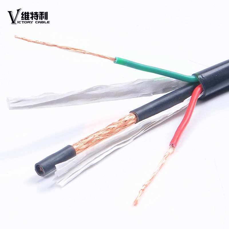 监控视频线SYV75-3RVV2x0.5mm复合电源网络综合一体线监控线多芯