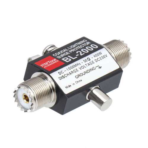 BL-2000 同轴避雷器浪涌保护器 PL259/M母转 PL259/M母 400W 50欧