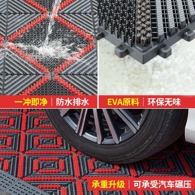 商场超市三合一拼装地垫大门口地垫入户门垫防滑除尘脚垫大厦地垫