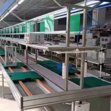 动力工装线组合产品生产线工作台 倍速载重流水线组装左右循环线