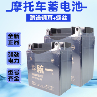 包邮建设摩托车电瓶125弯梁110摩托车电池12V4A5A7A9A天剑12n5-3b