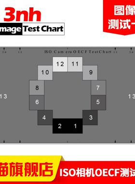 ISO14524相机OECF测试图卡对比清晰度相机CHART图卡爱莎TE197同款