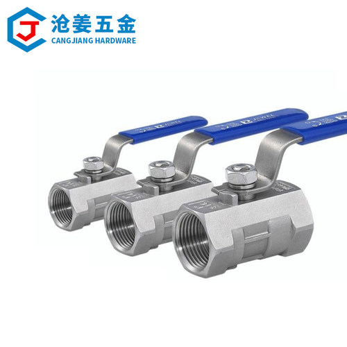 201/304一片式球阀不锈钢丝口阀门4分6分1寸2寸DN15DN25DN25DN50