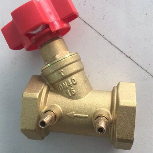 黄铜数字锁定平衡阀 空调全铜丝扣平衡阀SP11  15 20 25 32 40 50