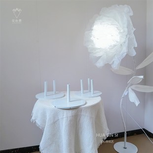 花艺底座婚庆婚礼路引橱窗装 饰布置泡沫纸花纱花铁艺钢板底座底盘