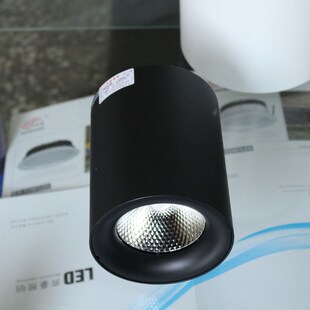 天花射灯 12c明装 奔豪COB明装 筒灯7w12w18w24w30w展厅商场SZH101