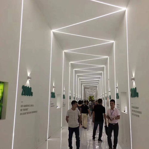 LED铝槽线条灯槽嵌入式明装发光造型灯走廊过道吊顶楼梯长条形灯