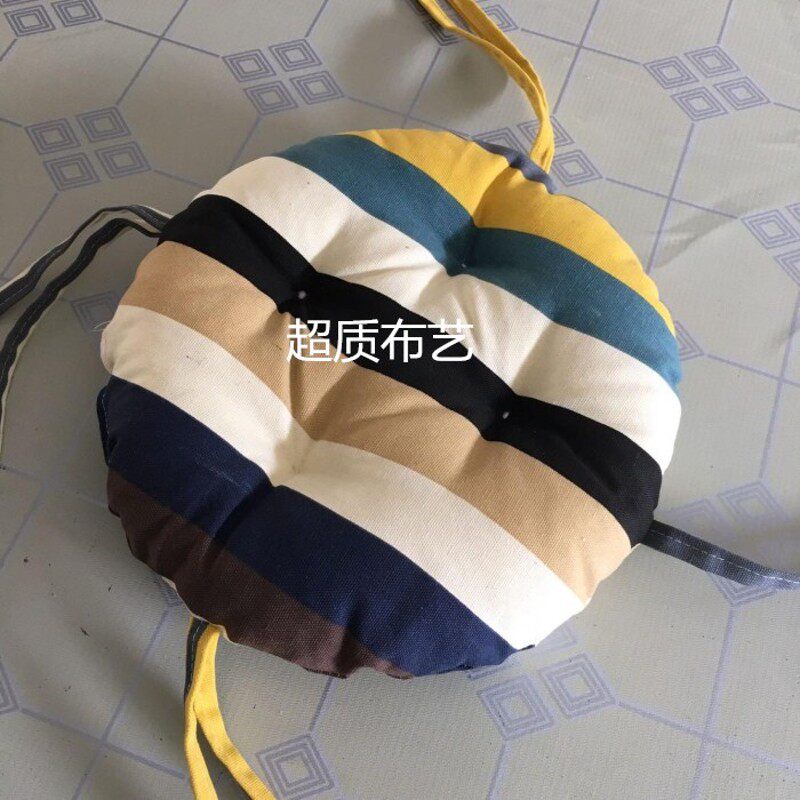 帆布印花圆形凳子垫 地垫 蒲团垫 超大圆垫子 吊篮椅垫 摇椅垫