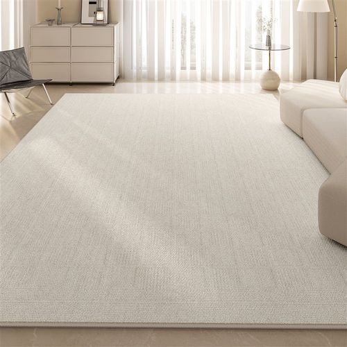 地毯客厅2024新款奶油风免洗可擦家用沙发地垫防水卧室全铺大面积
