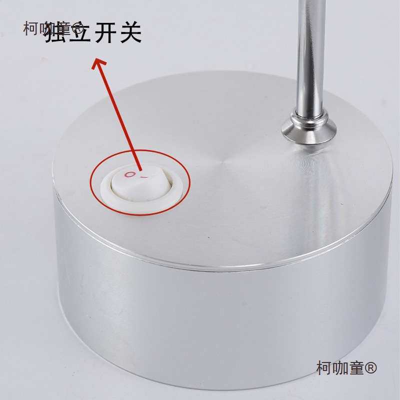 LED干电池射灯无线应急珠宝柜台展示柜1w3W婚庆7号电池立杆麦太保
