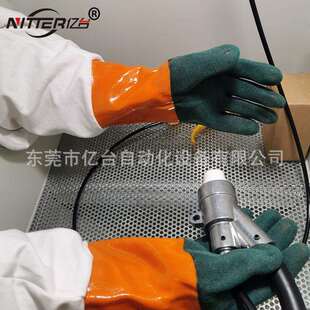 喷砂手套喷砂机专用原装款皮布合成手套打砂机配件透气舒适耐磨