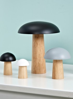 蘑菇摆件家居好物桌面摆设卡通创意饰品儿童房软装房间改造小物件