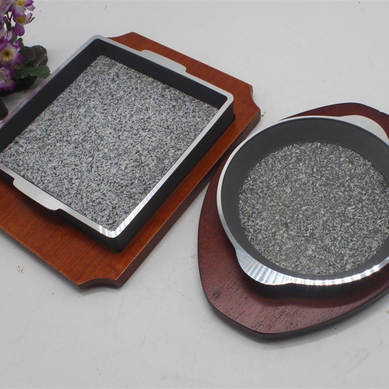 日式铁板烧茄子盘豆腐菜碟石板烧汤盘日韩料理餐厅餐具商用家用