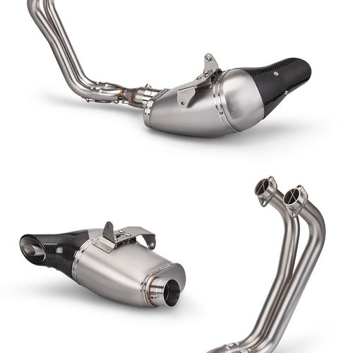 适用于摩托车R3 改装排气管 碳纤维/不锈钢全段套装 2020-2023年