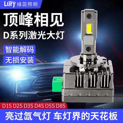 跨境现货汽车led大灯无损替换氙气灯D1D2D3D4改装通用高亮led车灯