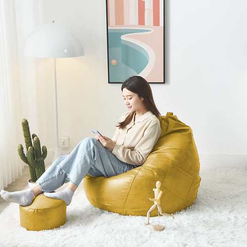 beanbag cover免洗单人布艺沙发 懒人沙发豆袋榻榻米卧室阳台制定