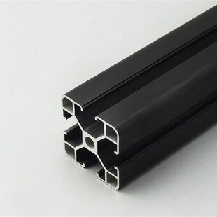 4040AB 铝框架合金型材镀黑阳极氧化流水线 黑色轻型工业铝型材
