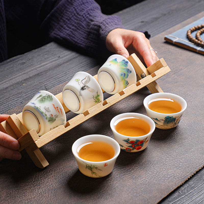 防烫羊脂玉瓷功夫茶杯白瓷喝茶小杯子陶瓷单杯茶具茶碗品茗杯家用,餐饮具,茶杯,淘宝优惠券,粉丝福利购,淘宝优惠卷