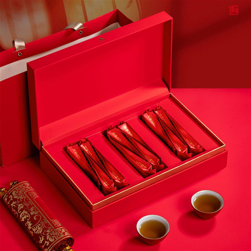 茶叶包装盒空礼盒12泡/18泡装红茶岩茶金骏眉大红袍肉桂水仙定制