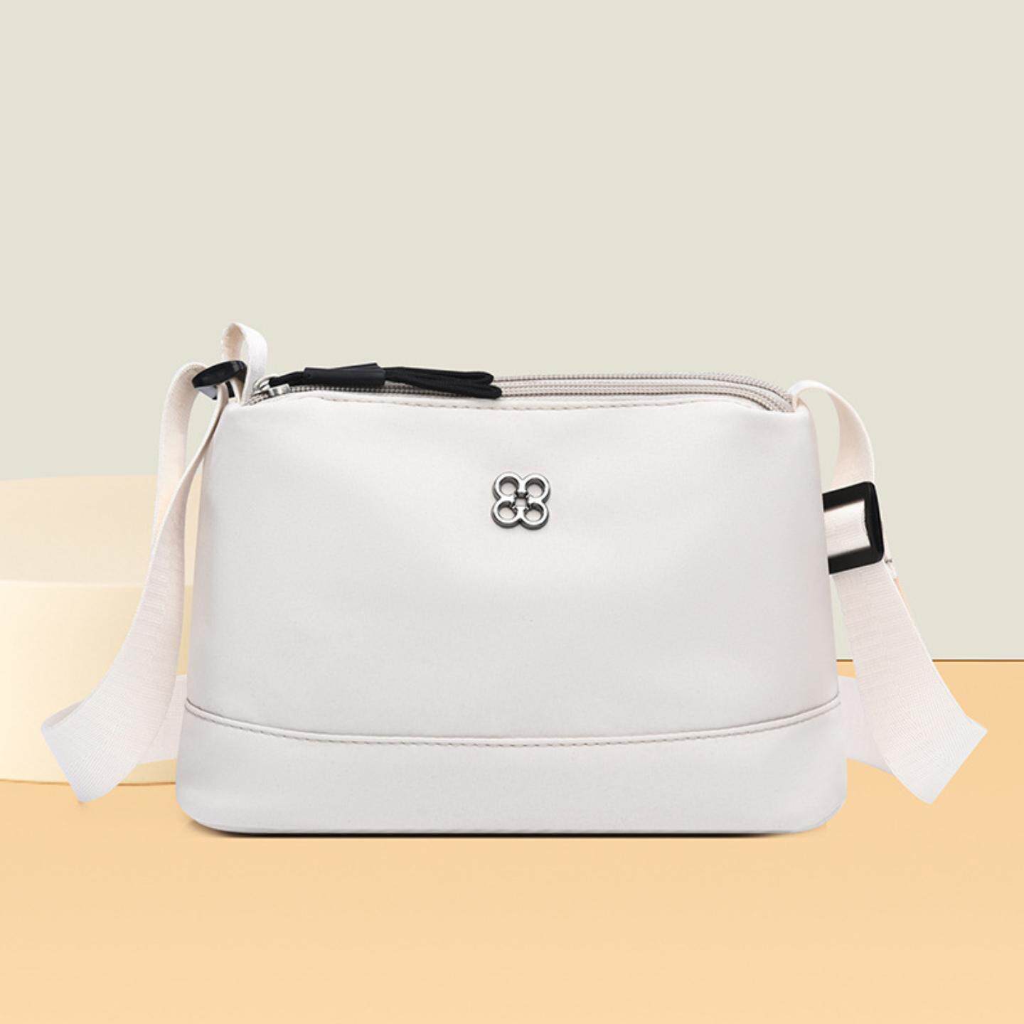 新款2026休闲简约大容量单肩包女轻便帆布包百搭质感斜挎女包