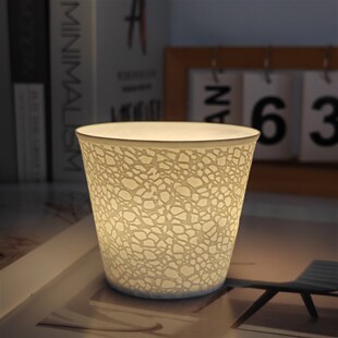 云艺B02茶蜡烛杯香薰灯透光瓷烛杯欧式 烛帘杯瓷灯书房卧室古典客