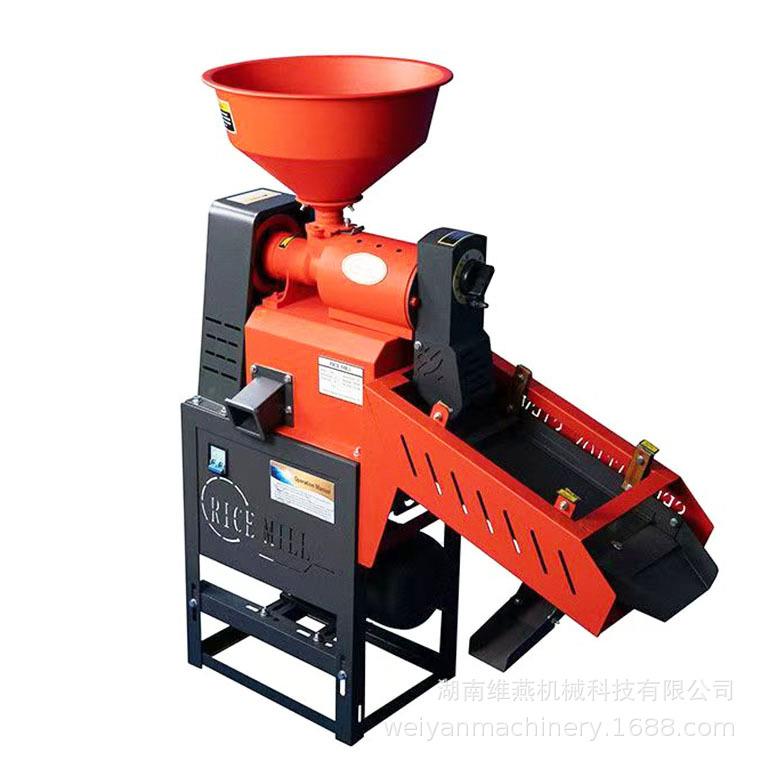 多功能碾米机剥壳机打米机粉碎一体机家用小型全自动精米机220v