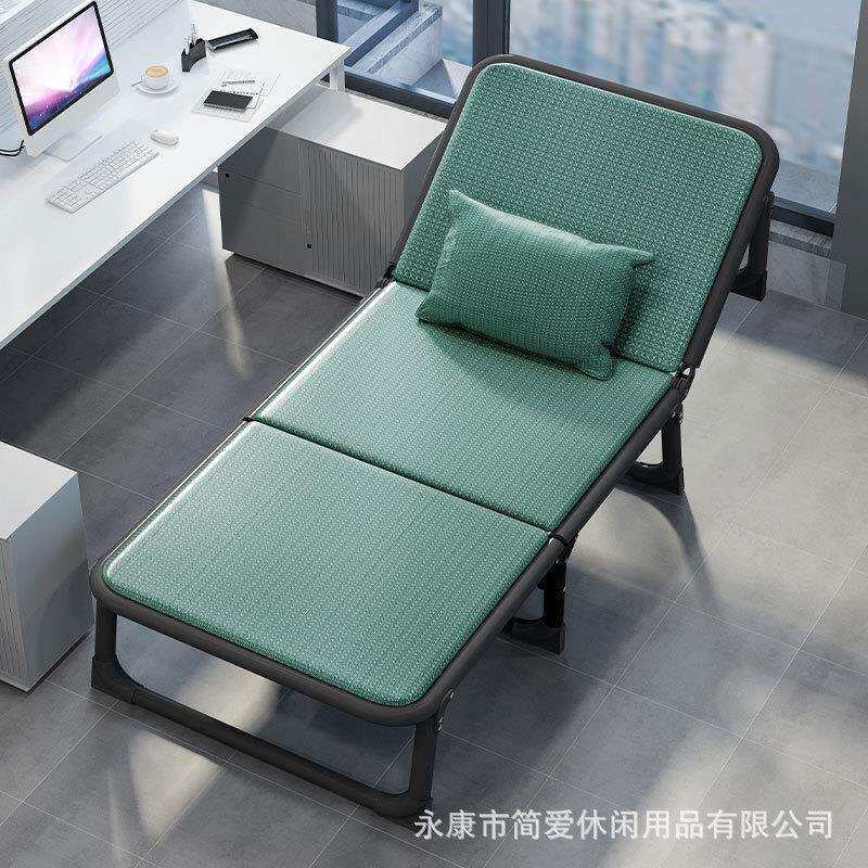 折叠床单人办公室午休家用床成人简易便携实木床冰丝夜班值班神器