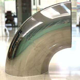 304材质不锈钢管件装饰配件弯头90°45°焊接大口径377-500弯头