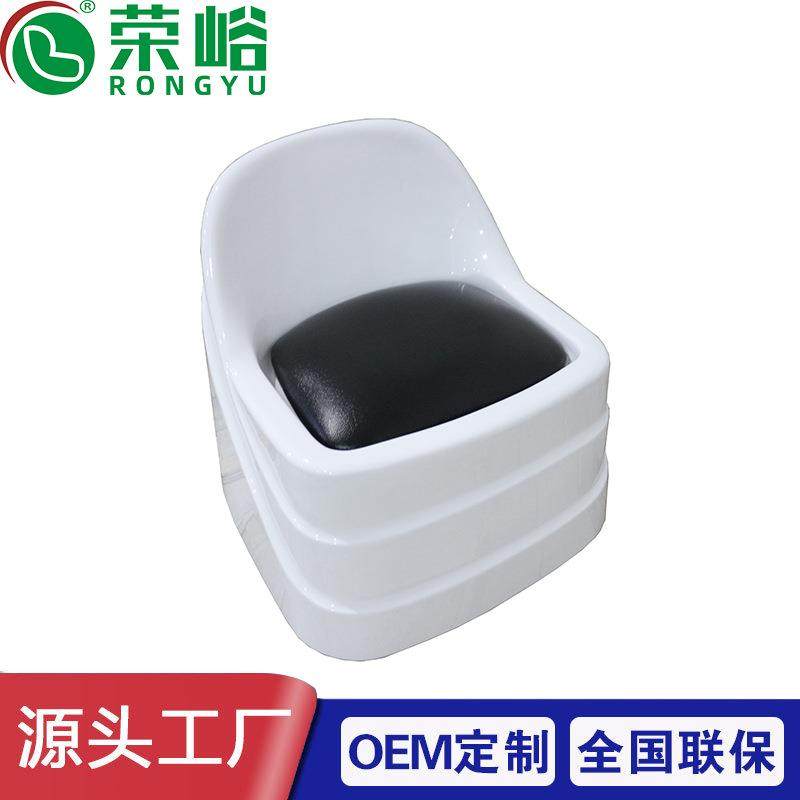 亚克力带轮可移动旋转水疗按摩修脚凳结实耐用专业技师美甲椅椅子