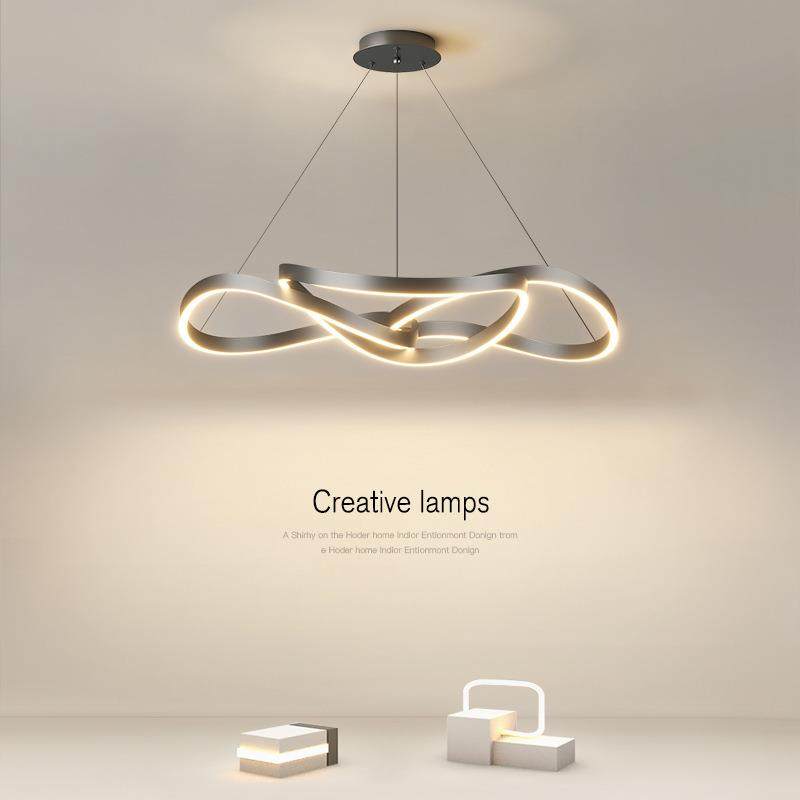 极简客厅吊灯现代简约大气北欧设计师波浪线条大厅主灯卧室餐厅灯,鲜花速递/花卉仿真/绿植园艺,割草机/草坪机,淘宝优惠券,粉丝福利购,淘宝优惠卷