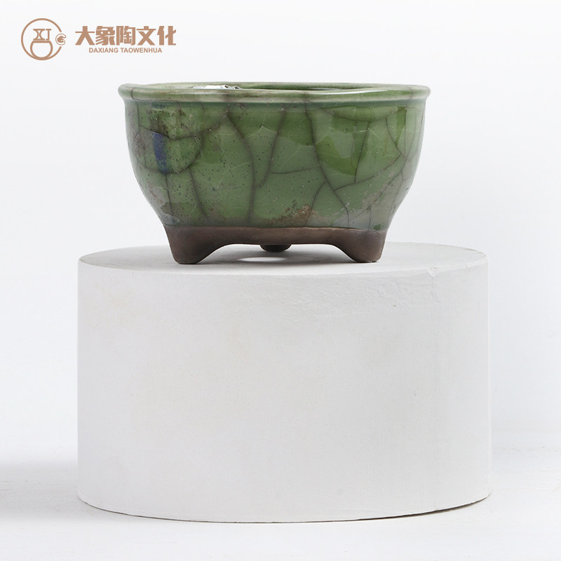 C款多肉花盆陶艺陶瓷石膏注浆模具定制泥浆灌浆成型磨具大象陶