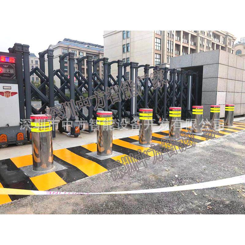 厂家电动液压防撞升降柱路障ZF219挡车交通路桩价格