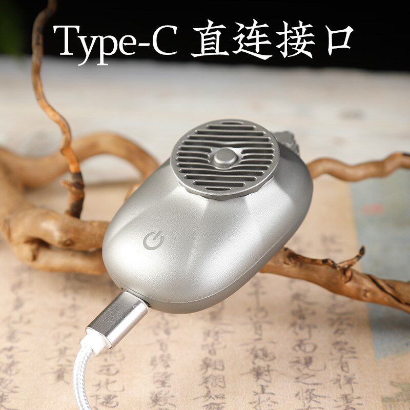 智能调温原逸香USB车载沉携电子熏香器香粉块香便薰净化空气酉圆