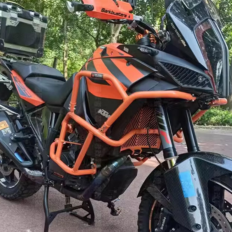 适用KTM1290ADV护杠装包围保杠杆防摔杠车身保护架竞技险改大配件