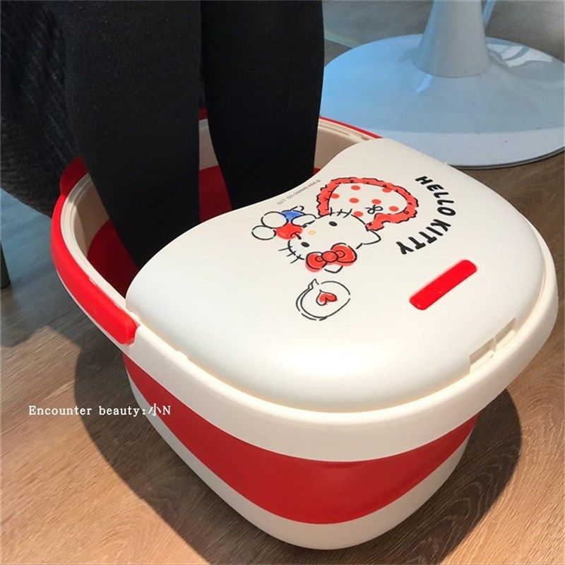 可爱泡脚桶家用可折叠养生过小腿儿童宿舍便携式洗脚泡脚袋足浴盆