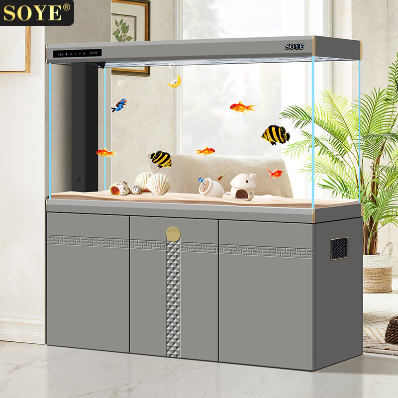 索一鱼缸客厅家用超白生态智能落地底滤2025新款隔断大型水族箱,宠物/宠物食品及用品,底柜/落地缸,淘宝优惠券,粉丝福利购,淘宝优惠卷