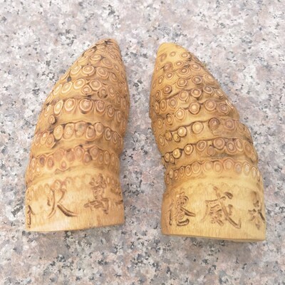 竹根卦圣杯圣卦天然竹头卦形状各异竹卦