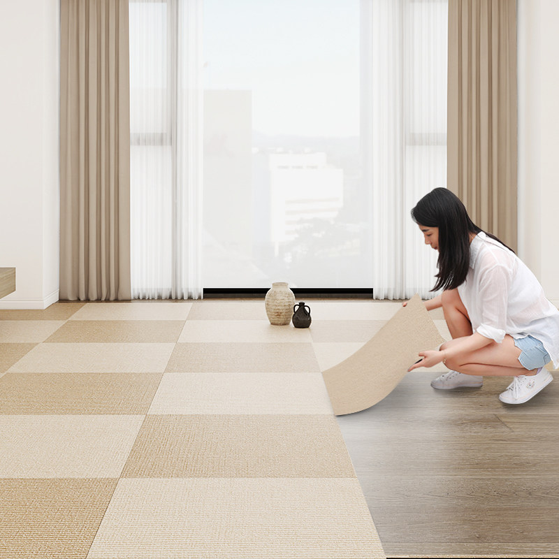 办公室自粘地毯客厅防滑贴片地面贴阳台地板贴卫生间防滑加厚耐磨,家装主材,PVC地板,淘宝优惠券,粉丝福利购,淘宝优惠卷