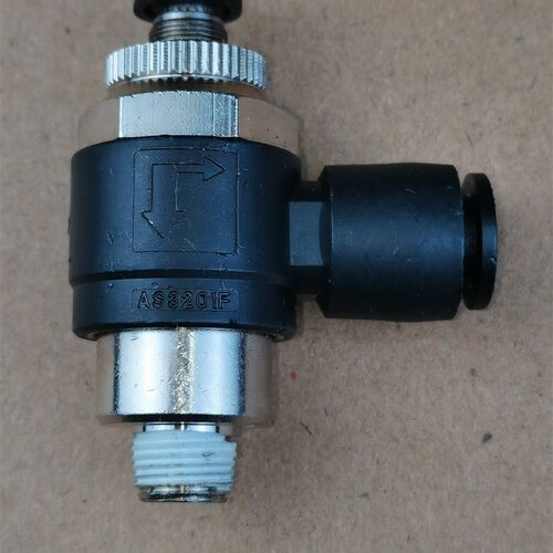 气缸用快速大流量调速阀AS3201F-01-08S调速接头一分牙接8气管