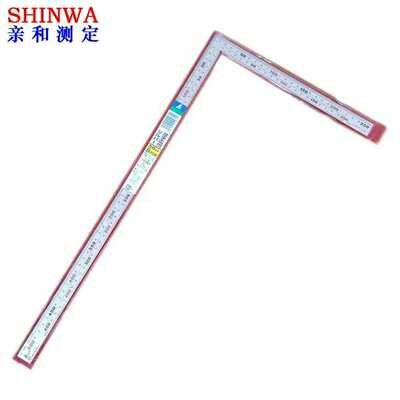 日本亲和企鹅不锈钢曲尺直角尺拐尺加宽加厚11481/10405/50*25cm