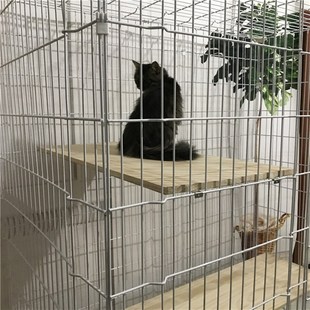 獒运自由空间猫笼休息平台木板隔层休息台木质平台松木实木平台