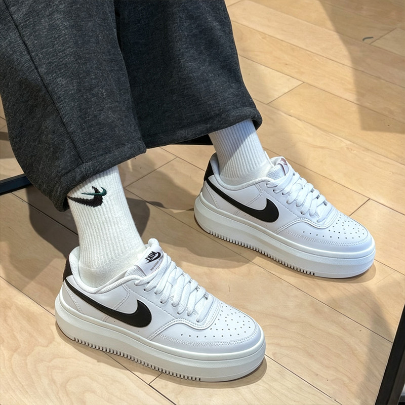 NIKE/耐克夏季休闲鞋女鞋小白鞋厚底透气显脚小运动鞋经典板鞋图片
