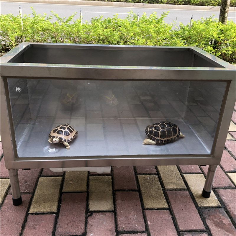 304不锈钢玻璃客厅阳台家用大型鱼缸龟缸加过滤器水箱金鱼锦鲤池