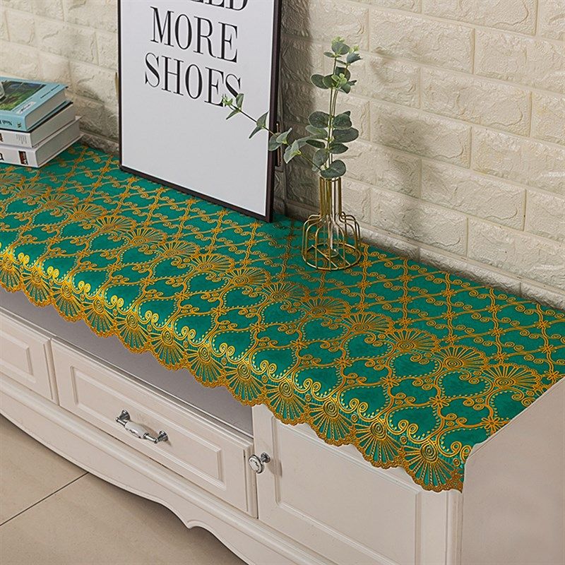 定制绿色紫色电视柜桌布床头柜茶几盖布防水防油PVC餐桌布长方形,居家布艺,桌布,淘宝优惠券,粉丝福利购,淘宝优惠卷