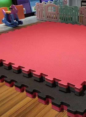 摔跤泡沫地垫加厚4CM 3厘米加大号地板垫子拼接双面防滑2.5cm地胶