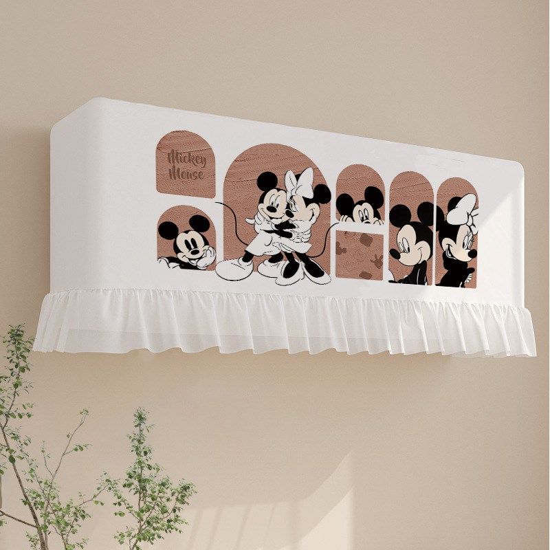 2024年新款室内挂机通用空调防尘保护罩挂式挡风布帘壁挂内机盖布