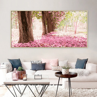 数字油画diy填色画客厅床头手工手绘填充油彩画大尺寸横版装饰画