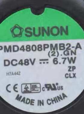建准SUNON PMD4808PMB2-A(2).GN DC 48V 6.7W 80x80x38mm 8厘米